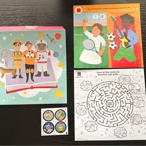 Happy Meal Children's Activity Set with Stickers - 3 Pack
